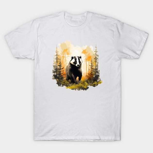 Badger Lover T-Shirt by zooleisurelife